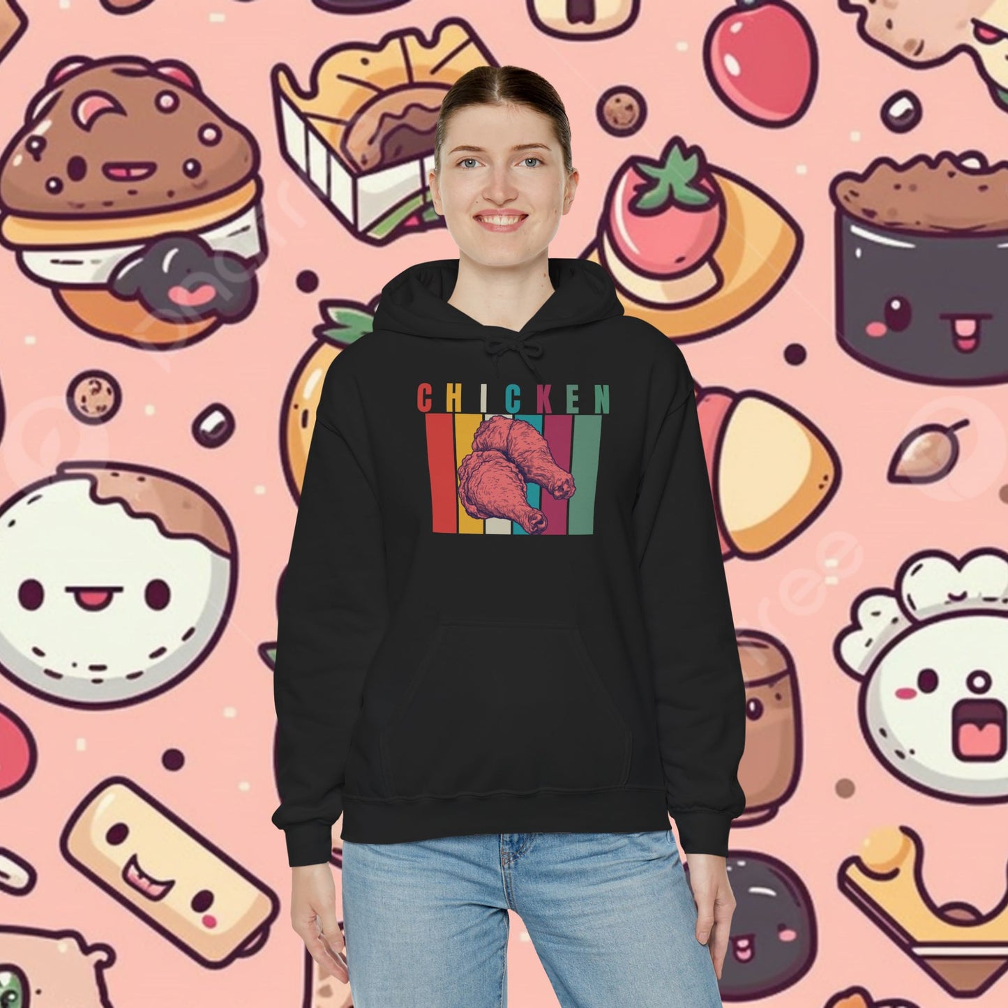 Chicken! Relaxed Fit Hoodie