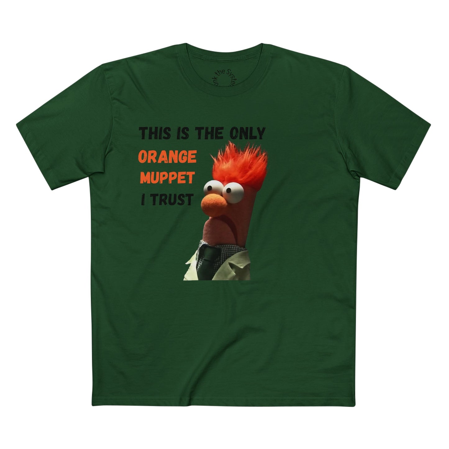 Orange Muppet Staple Tee