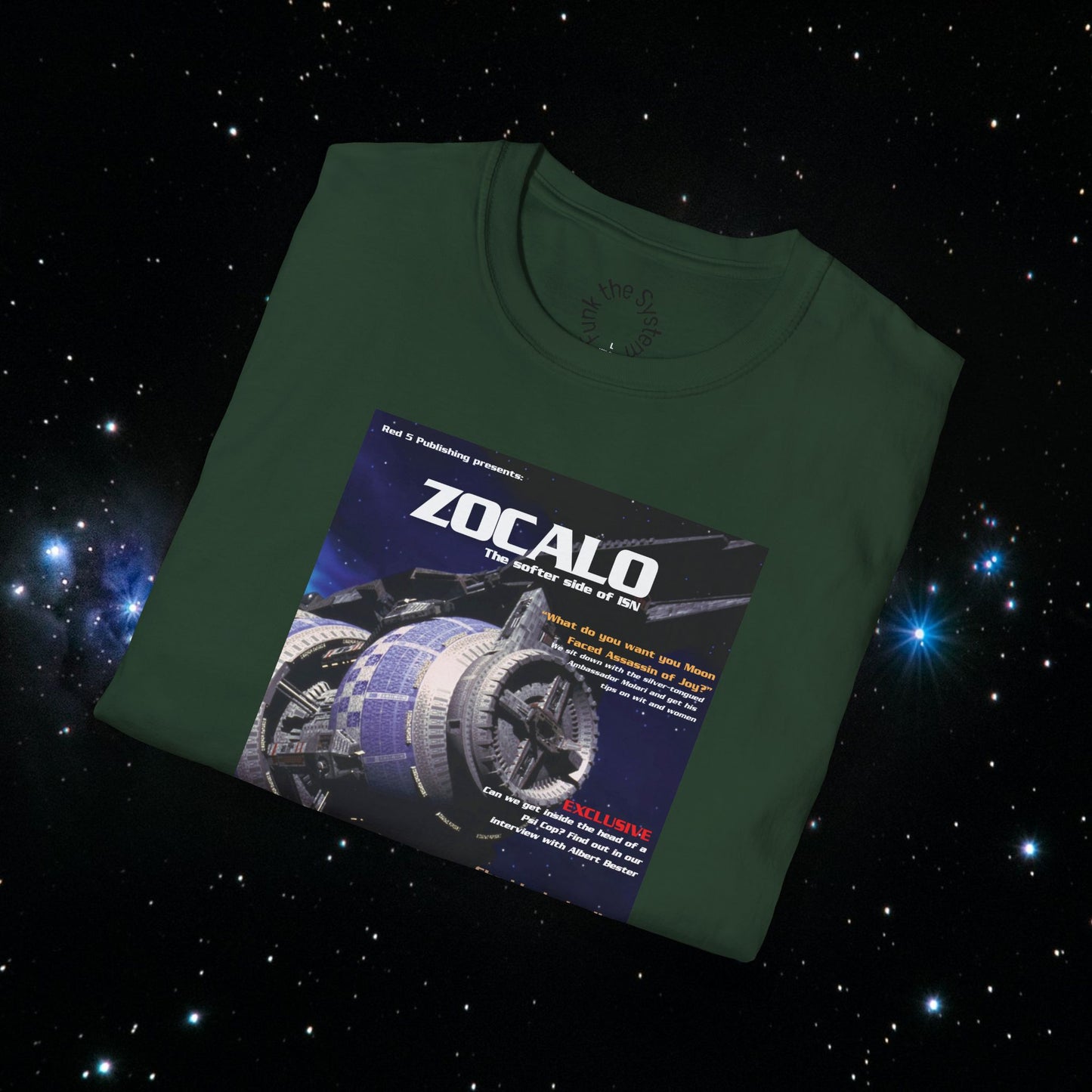 Zocalo (Babylon 5 Magazine Cover) Softstyle T-shirt
