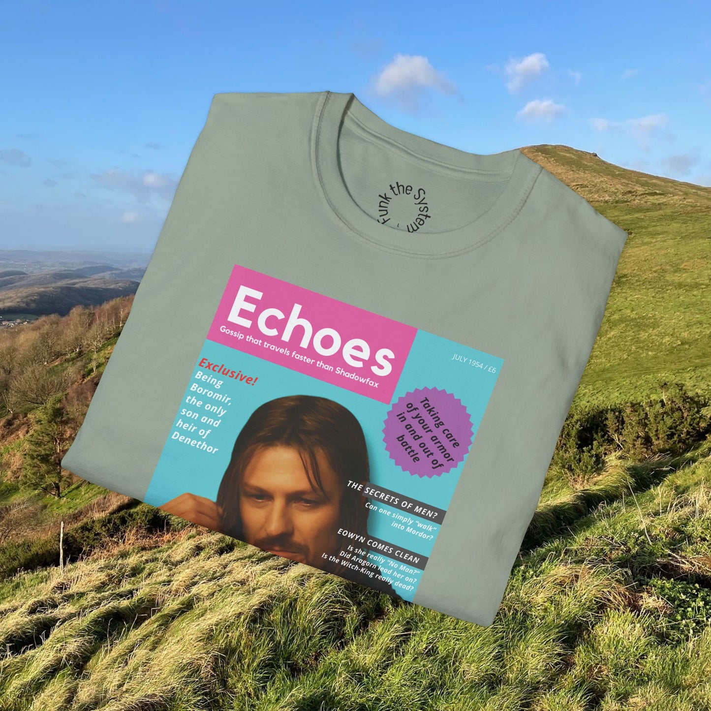 Echoes (LOTR Magazine Cover Shirt) Softstyle T-shirt