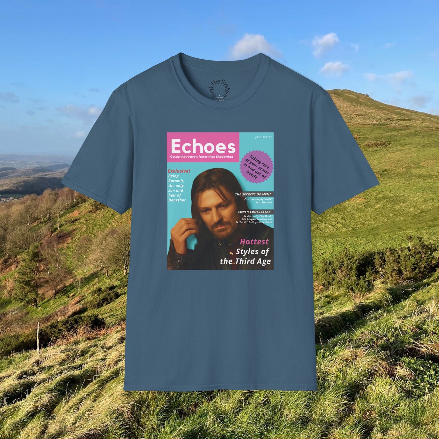 Echoes (LOTR Magazine Cover Shirt) Softstyle T-shirt