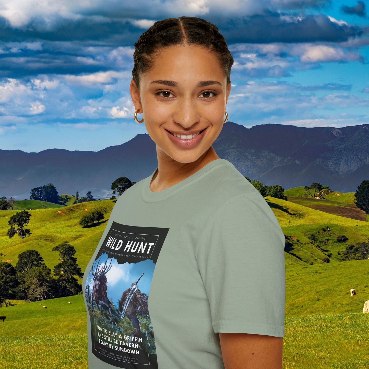 Wild Hunt (Witcher Magazine Cover) Softstyle T-shirt