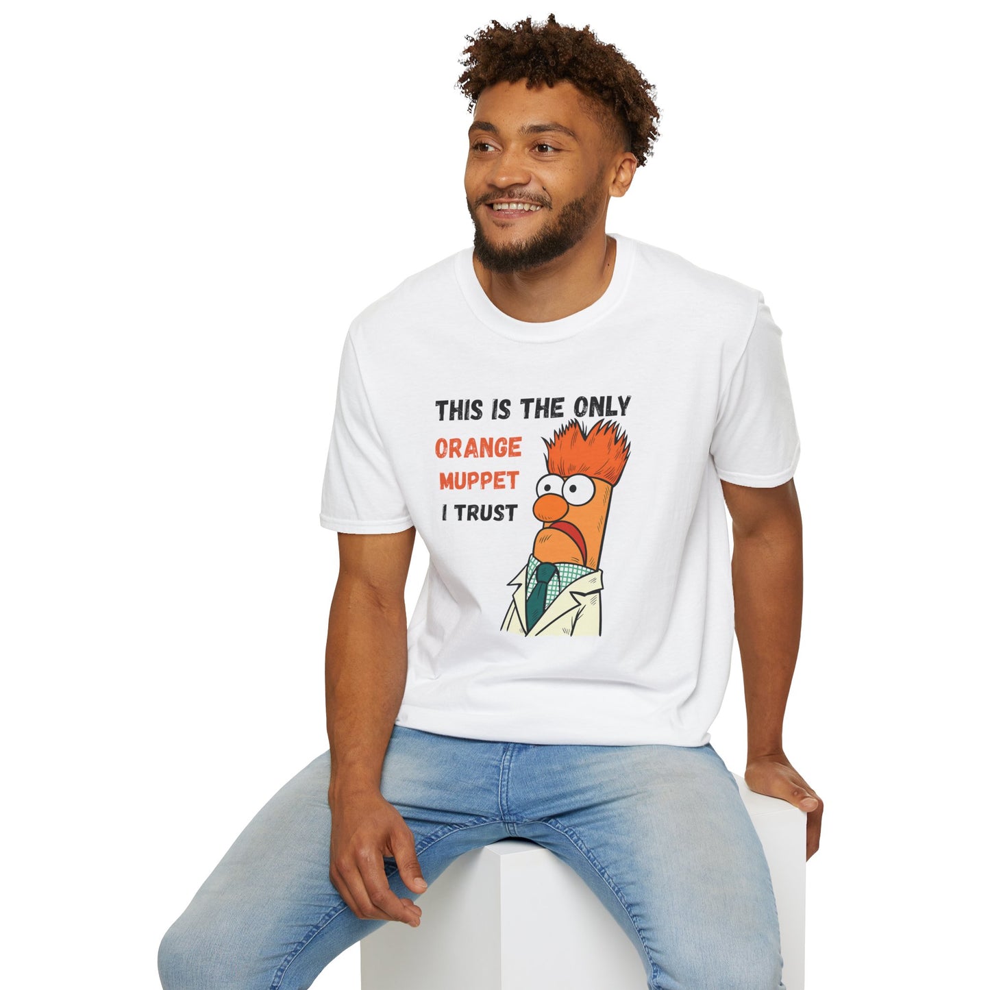 Orange Muppet Softstyle T-shirt