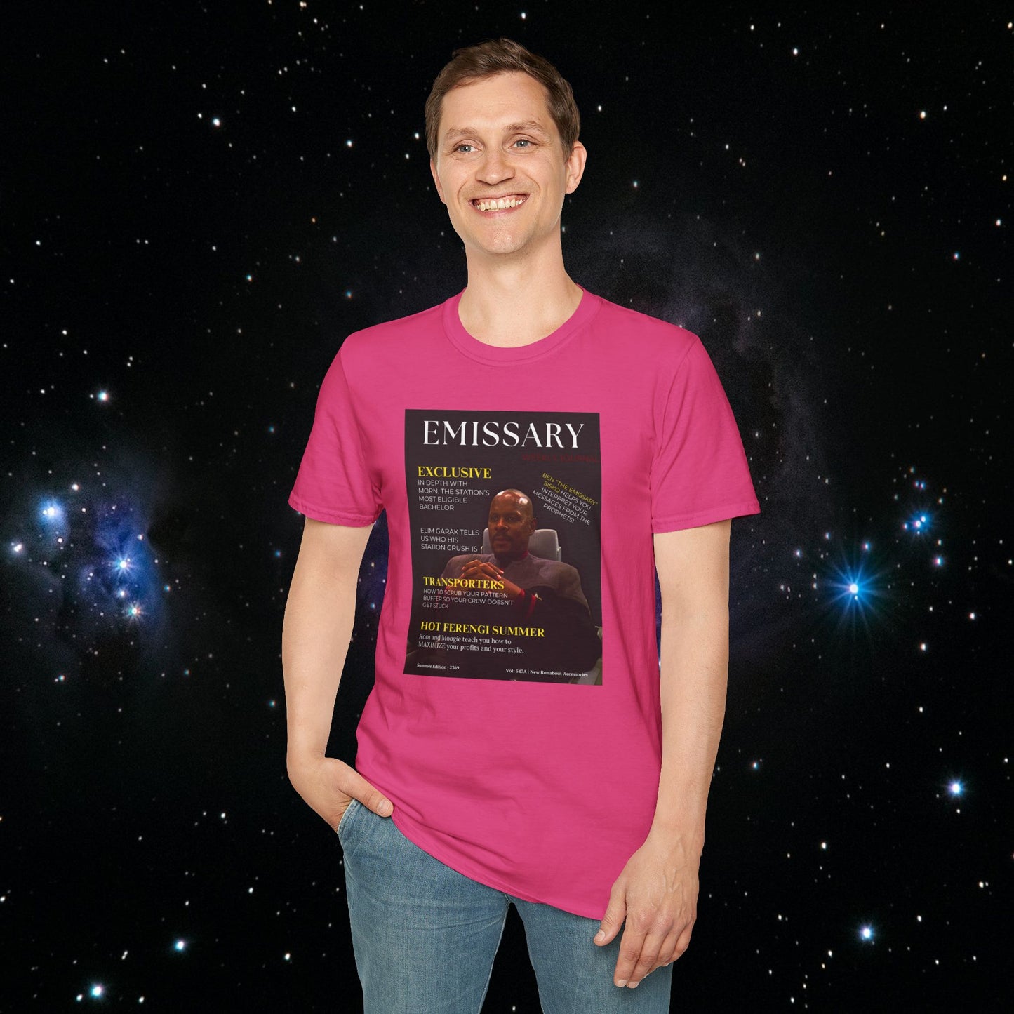 Emissary Weekly (Deep Space 9 Magazine Cover) Softstyle T-shirt