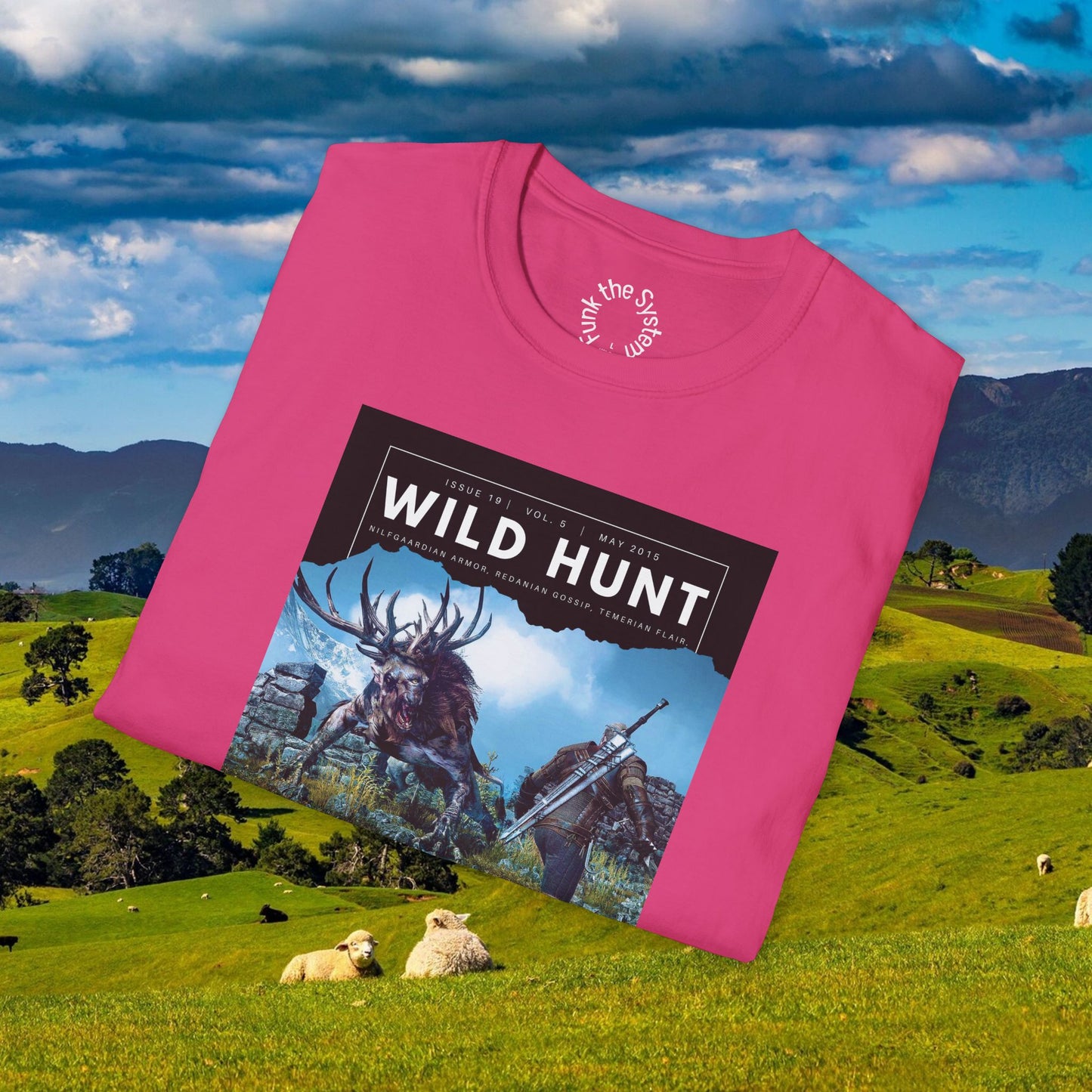 Wild Hunt (Witcher Magazine Cover) Softstyle T-shirt