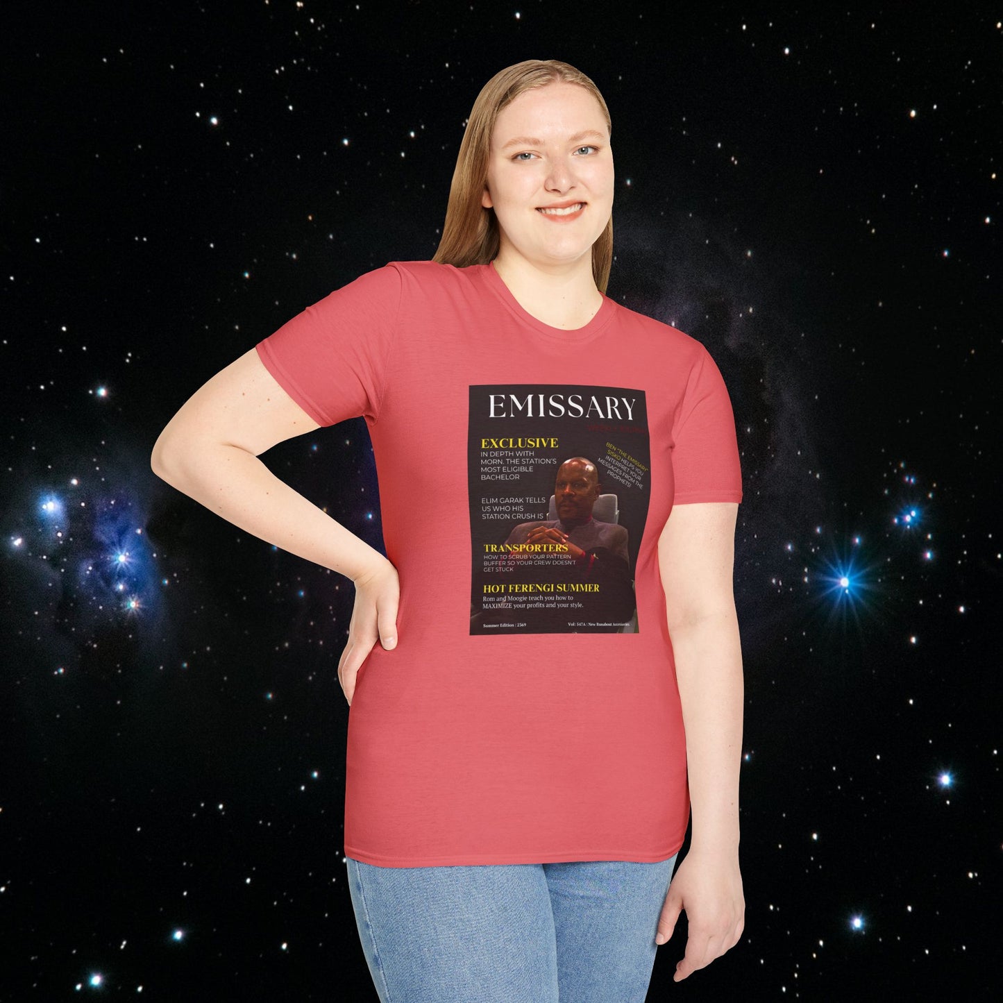 Emissary Weekly (Deep Space 9 Magazine Cover) Softstyle T-shirt