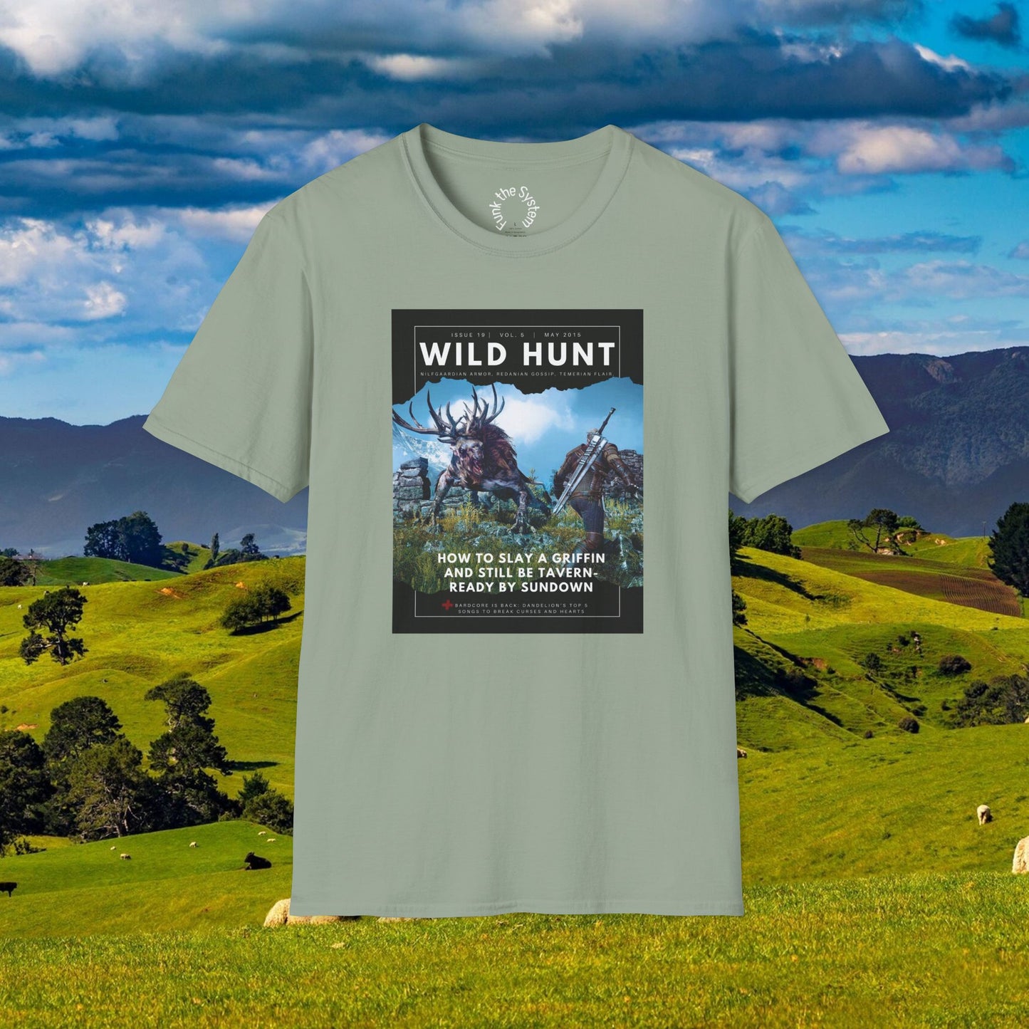 Wild Hunt (Witcher Magazine Cover) Softstyle T-shirt