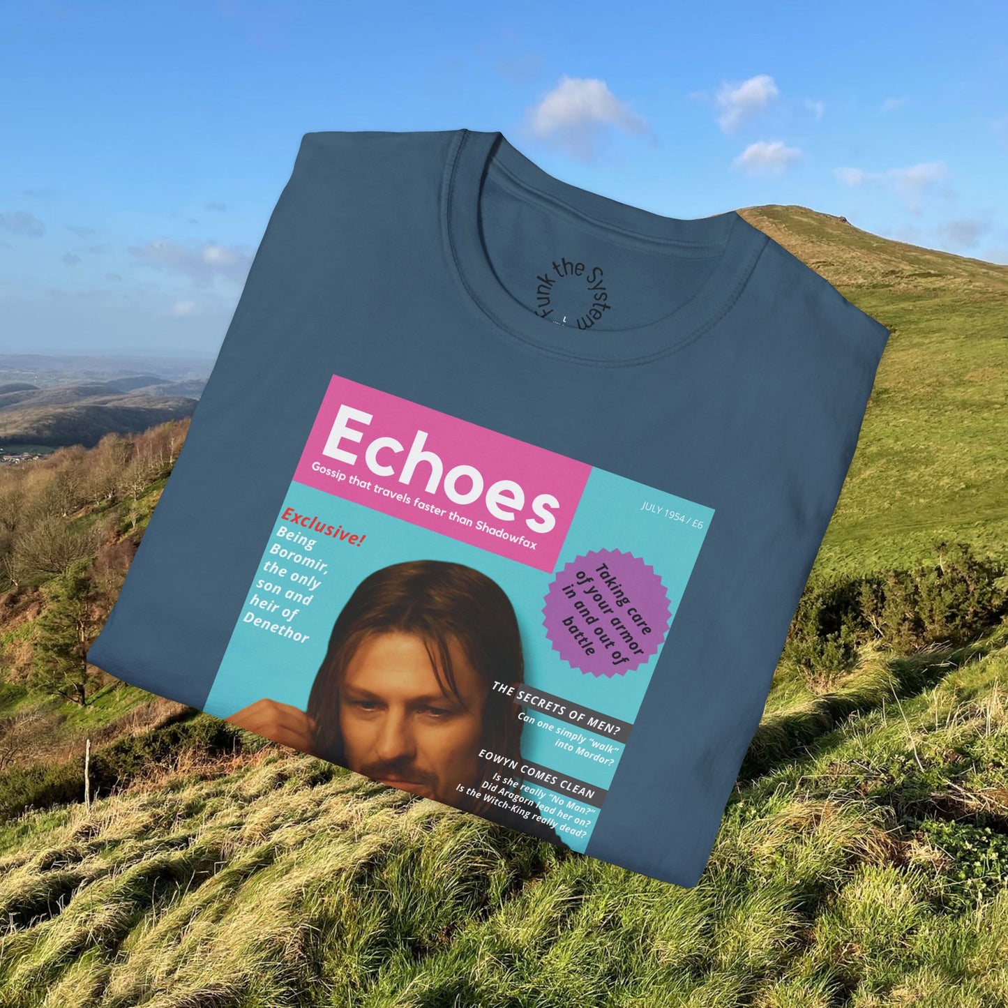 Echoes (LOTR Magazine Cover Shirt) Softstyle T-shirt