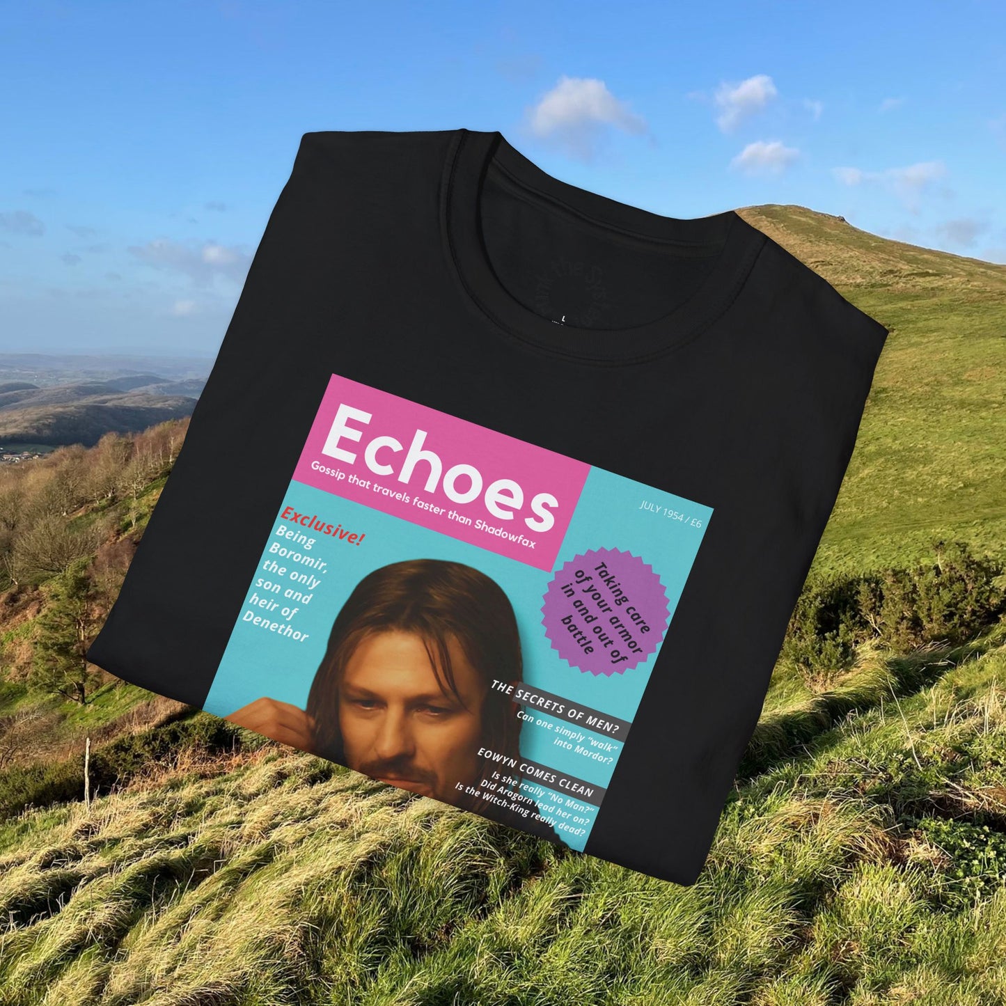 Echoes (LOTR Magazine Cover Shirt) Softstyle T-shirt