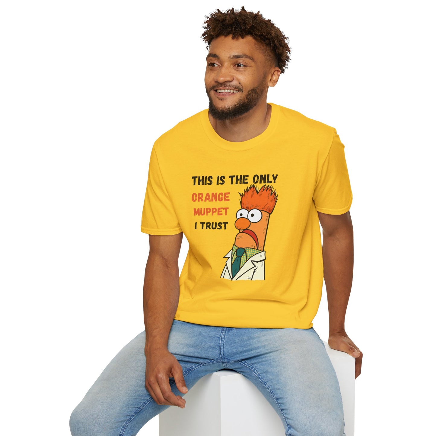 Orange Muppet Softstyle T-shirt