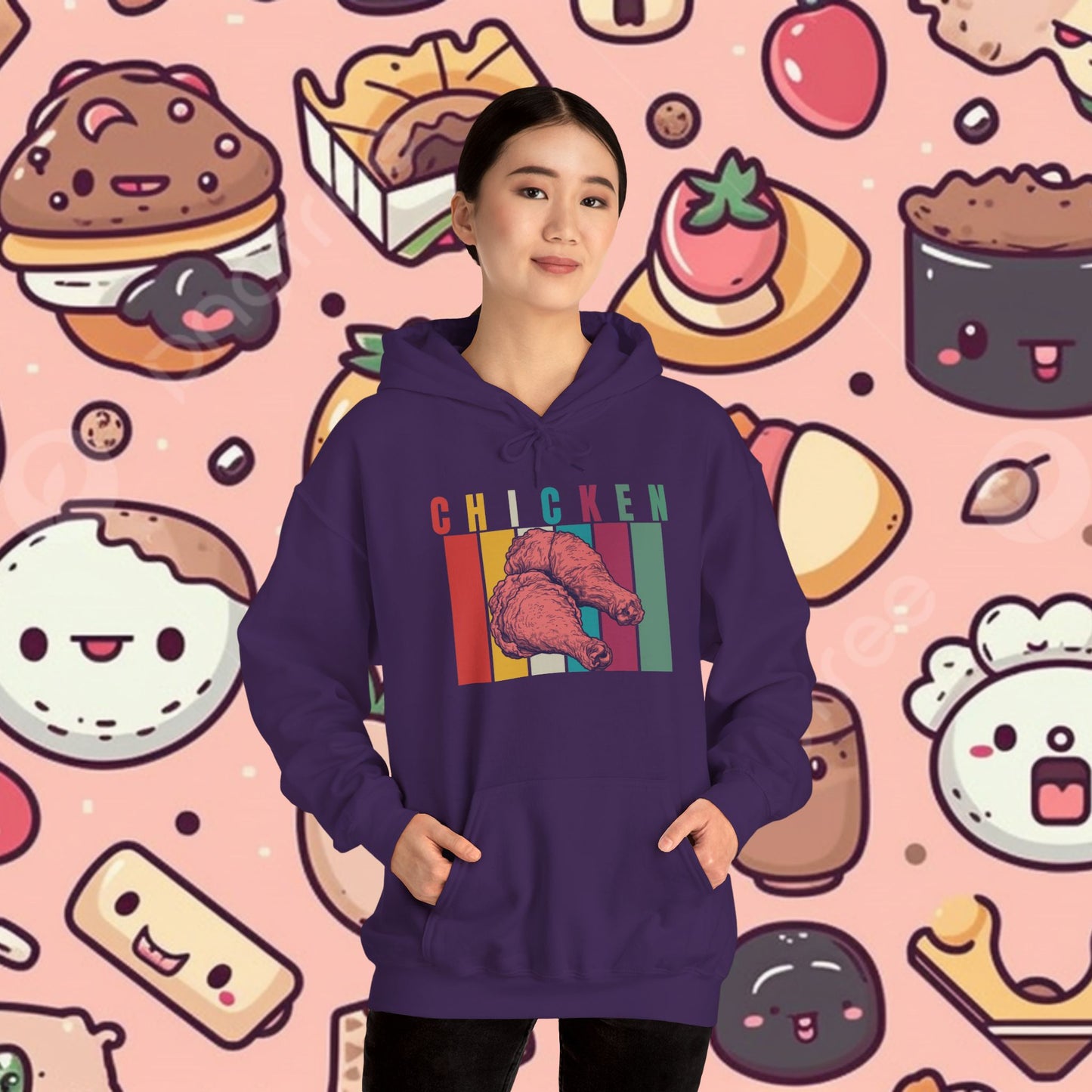 Chicken! Relaxed Fit Hoodie