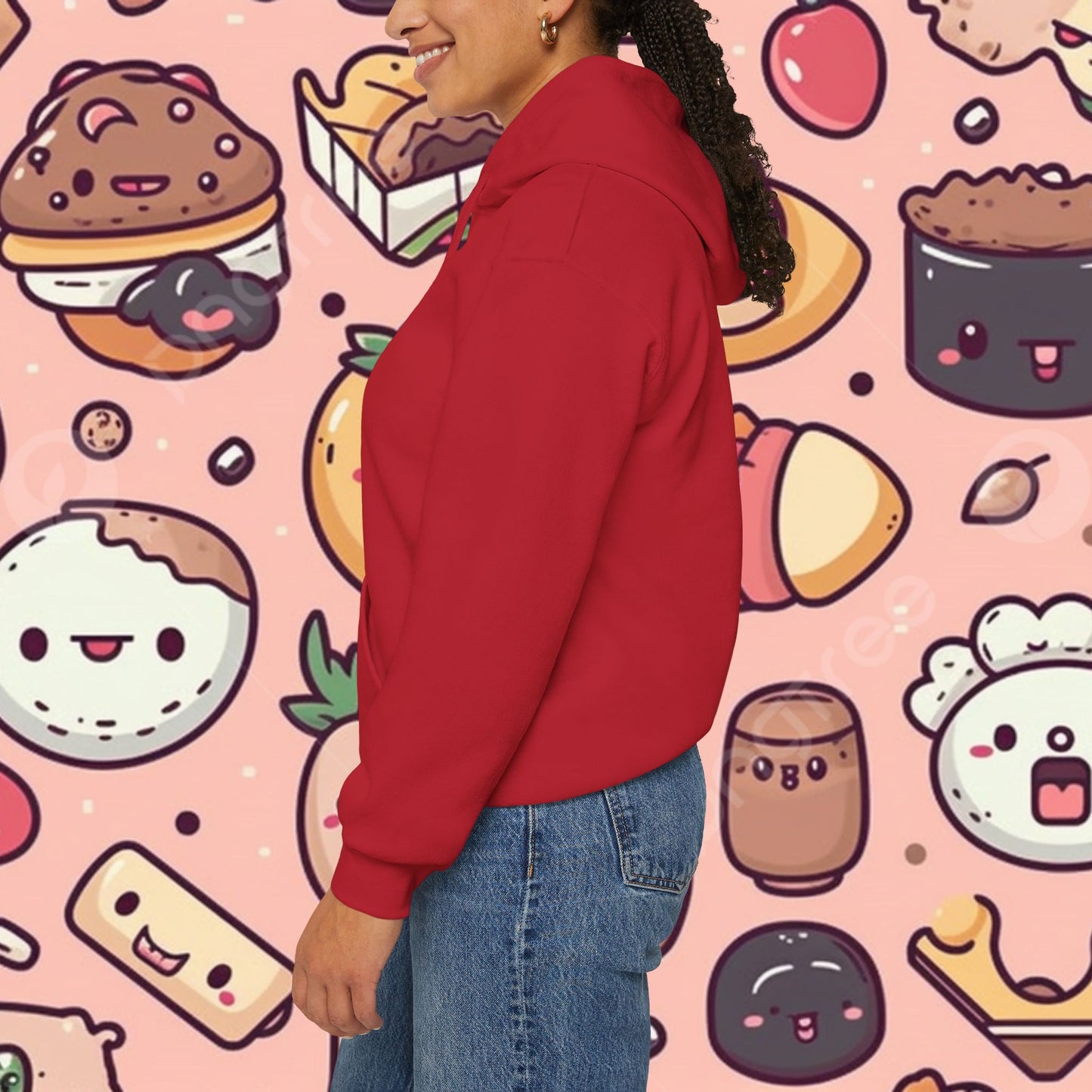 KARAAGE!!!! Relaxed Fit Hoodie