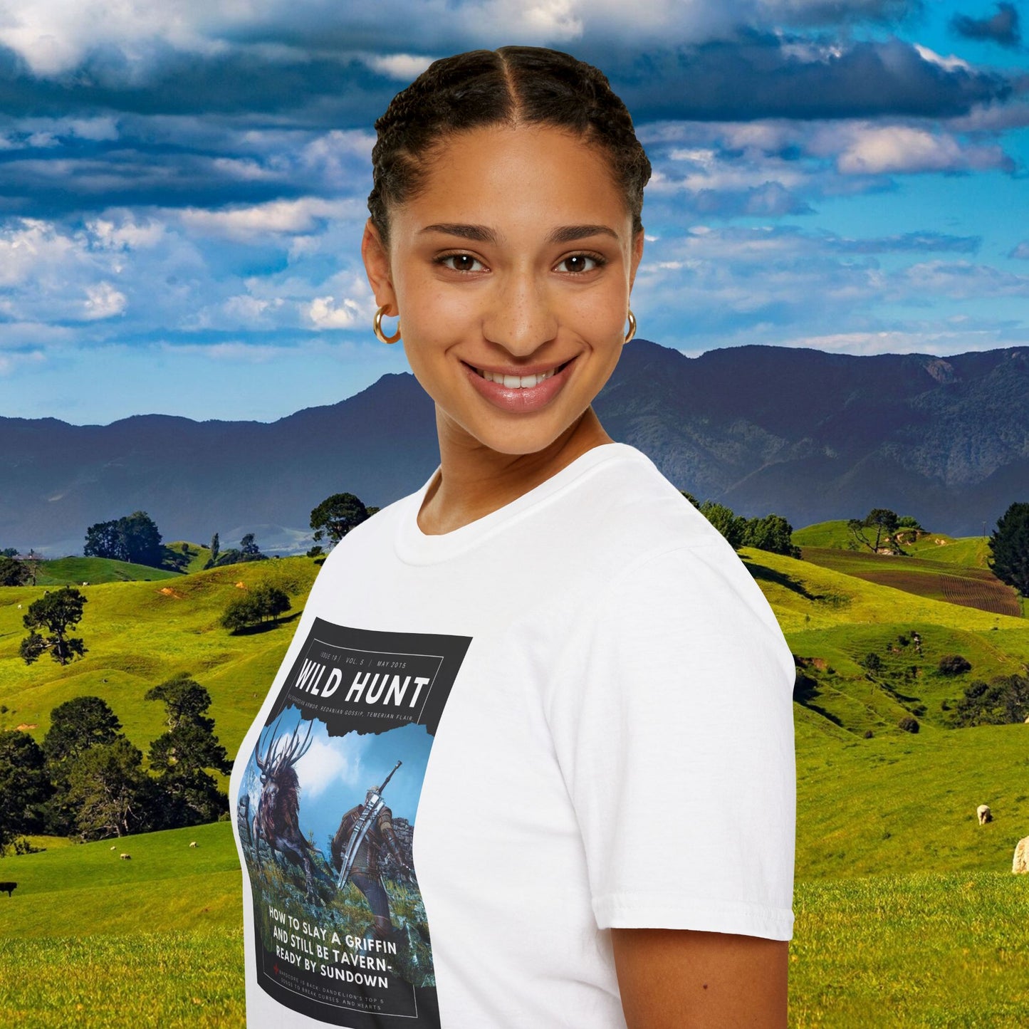 Wild Hunt (Witcher Magazine Cover) Softstyle T-shirt