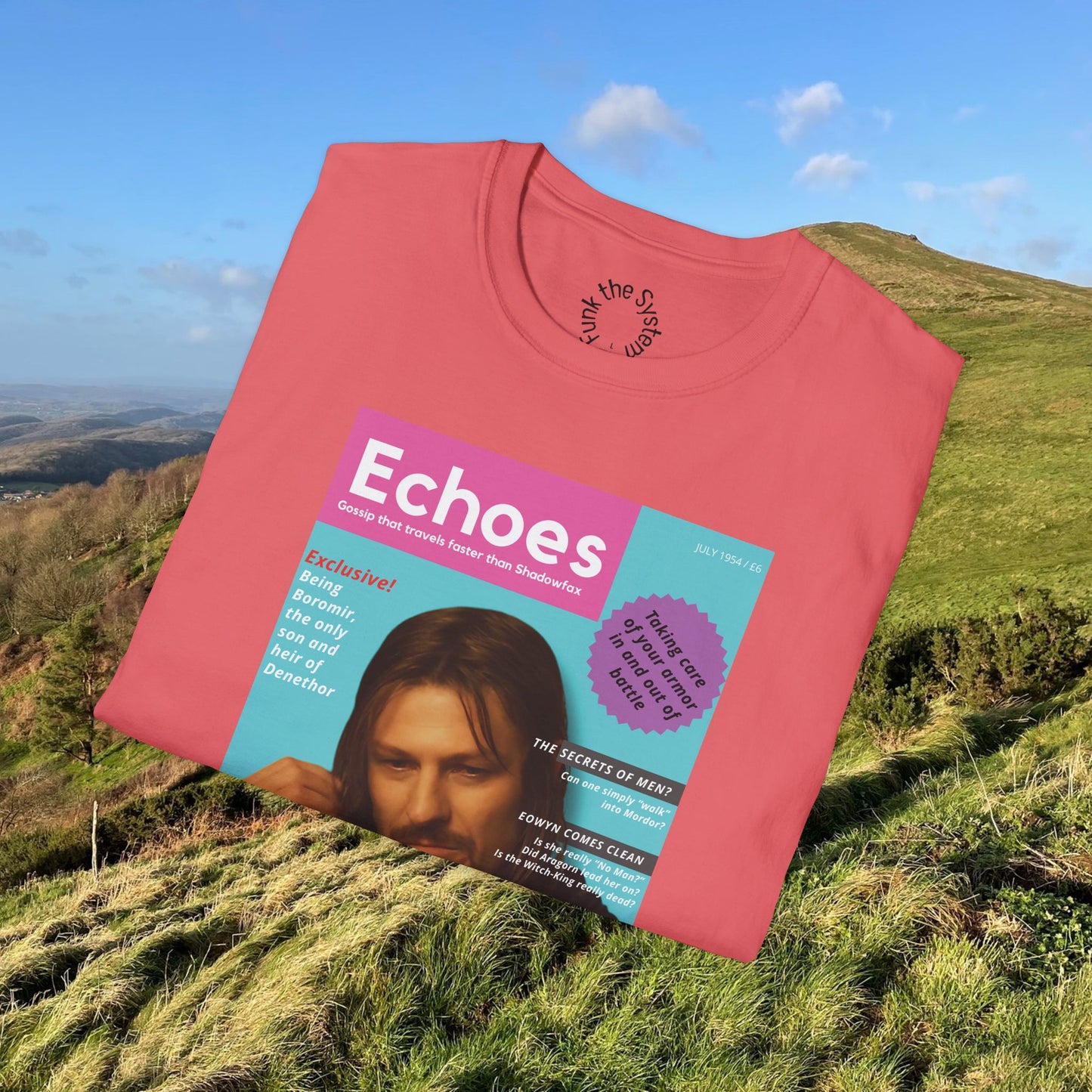 Echoes (LOTR Magazine Cover Shirt) Softstyle T-shirt