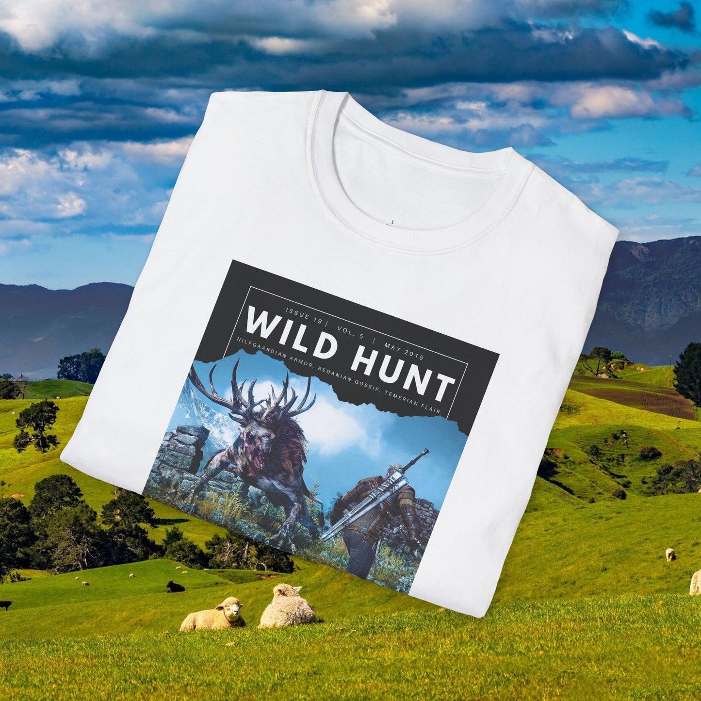 Wild Hunt (Witcher Magazine Cover) Softstyle T-shirt
