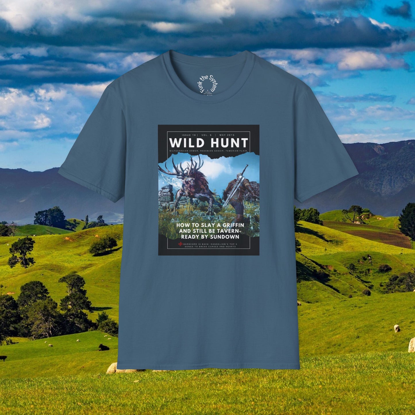 Wild Hunt (Witcher Magazine Cover) Softstyle T-shirt