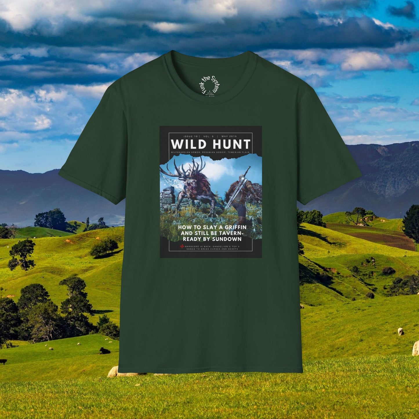 Wild Hunt (Witcher Magazine Cover) Softstyle T-shirt