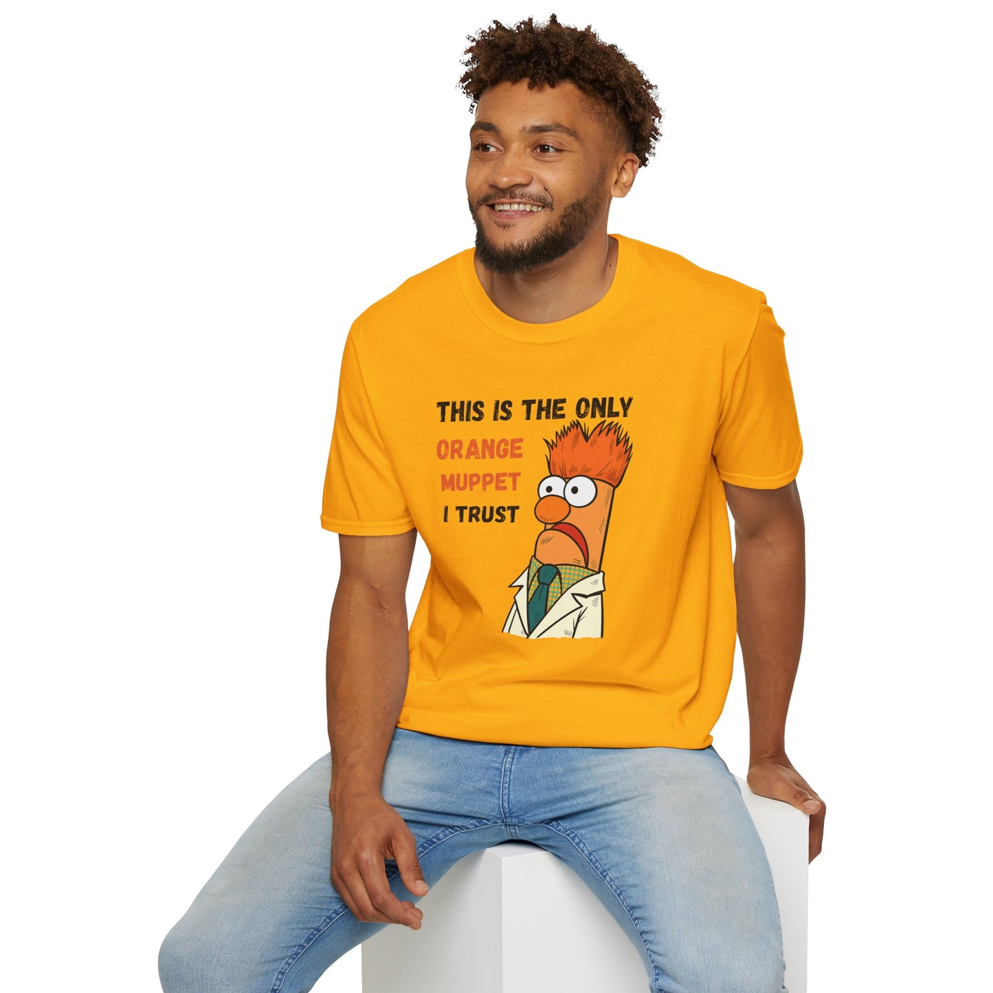 Orange Muppet Softstyle T-shirt