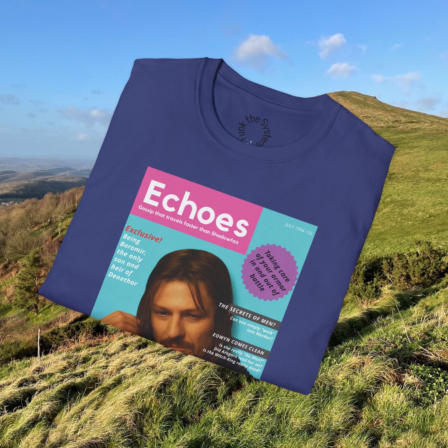 Echoes (LOTR Magazine Cover Shirt) Softstyle T-shirt