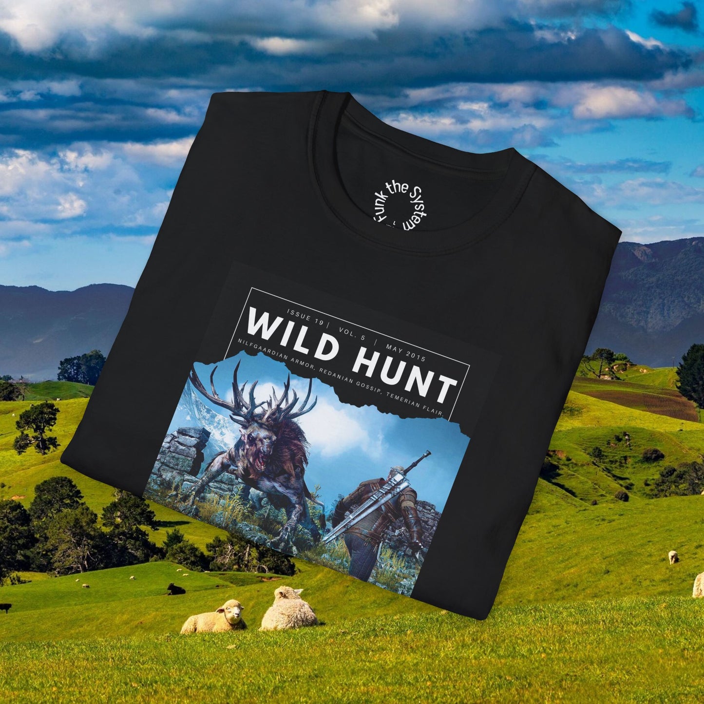 Wild Hunt (Witcher Magazine Cover) Softstyle T-shirt