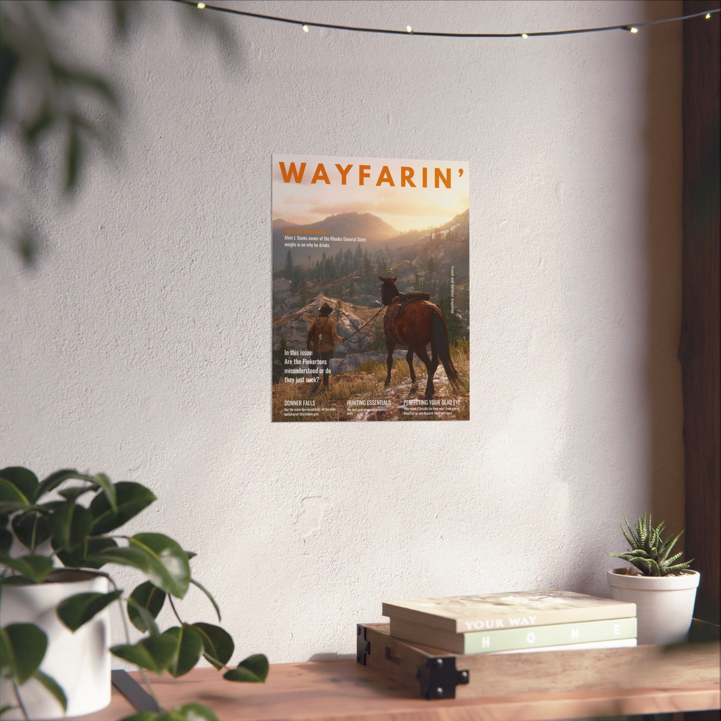 Wayfarin' RDR2 Magazine Cover