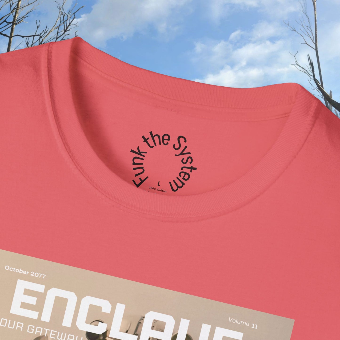 Enclave (Fallout Magazine Cover) Softstyle T-shirt
