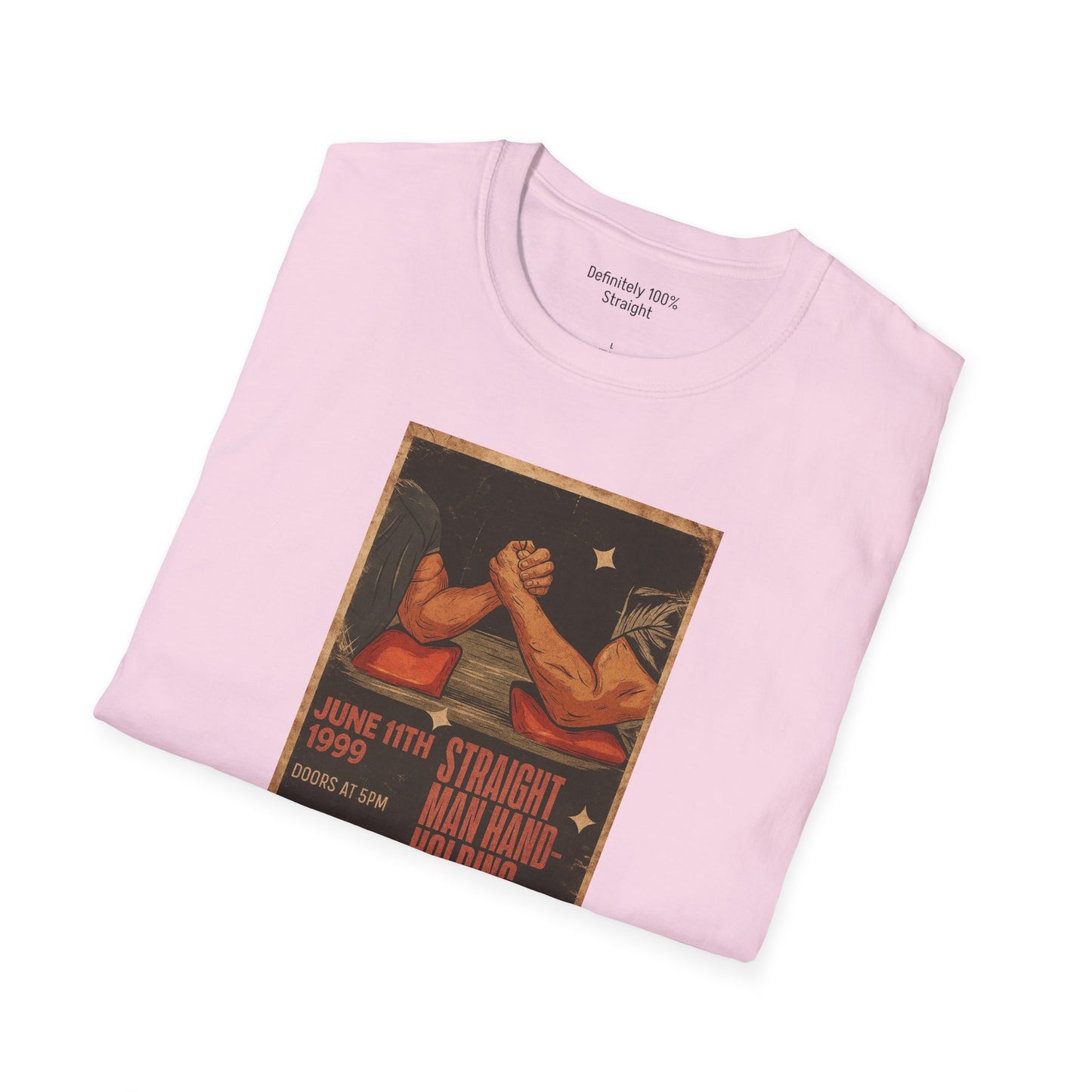 Straight Man Hand-Holding Championship Unisex T-Shirt