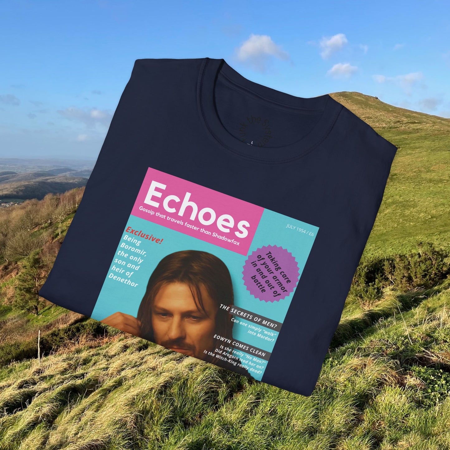 Echoes (LOTR Magazine Cover Shirt) Softstyle T-shirt