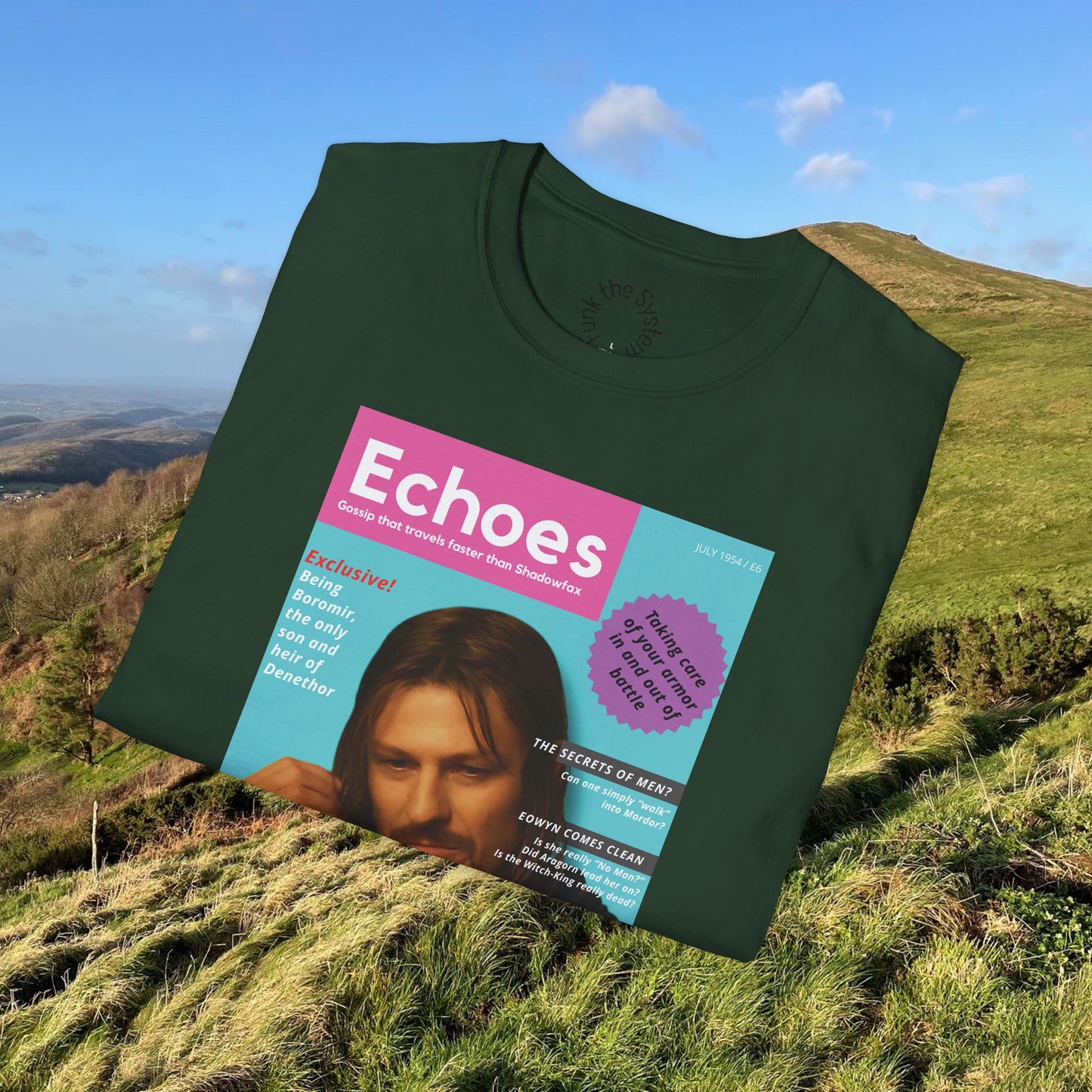 Echoes (LOTR Magazine Cover Shirt) Softstyle T-shirt