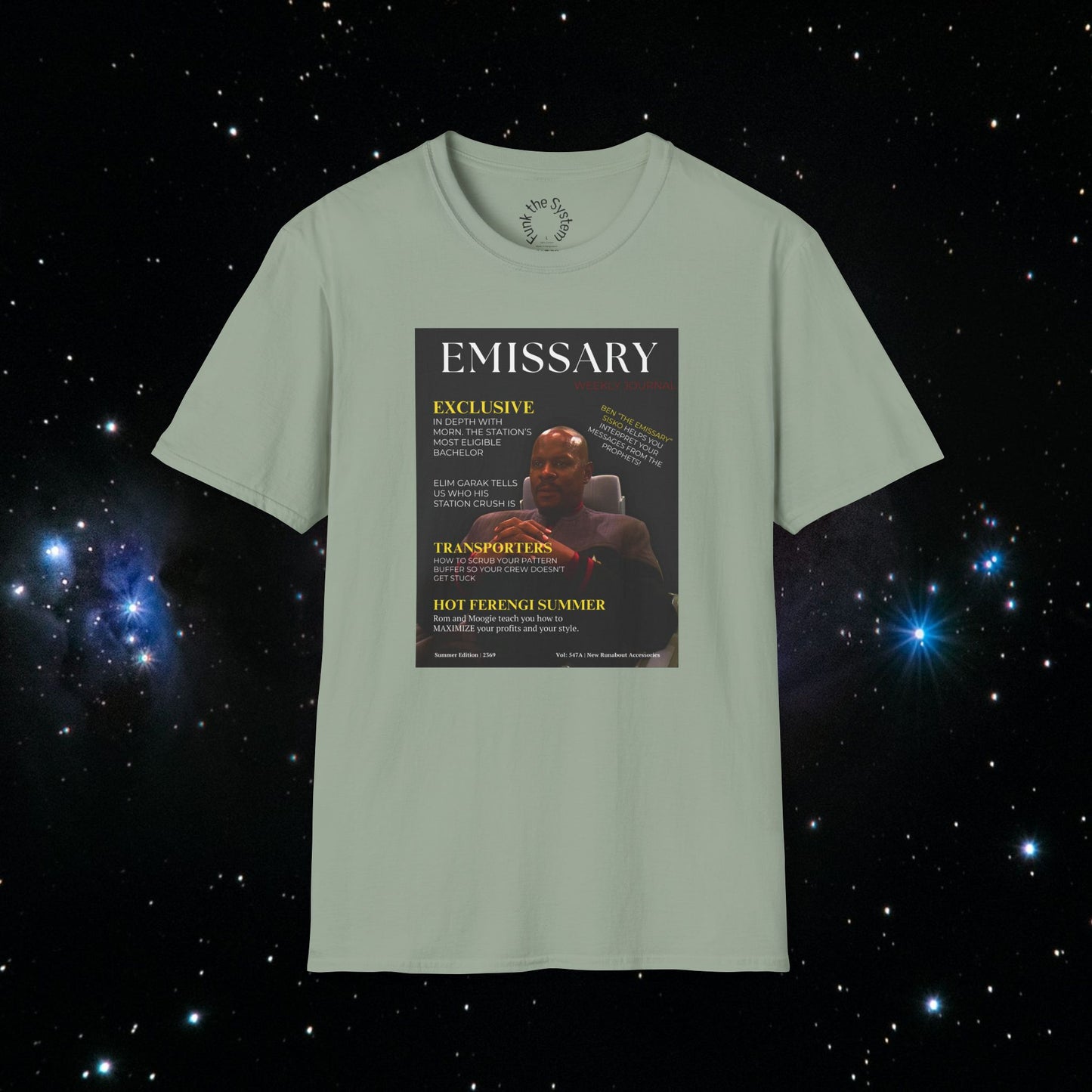Emissary Weekly (Deep Space 9 Magazine Cover) Softstyle T-shirt