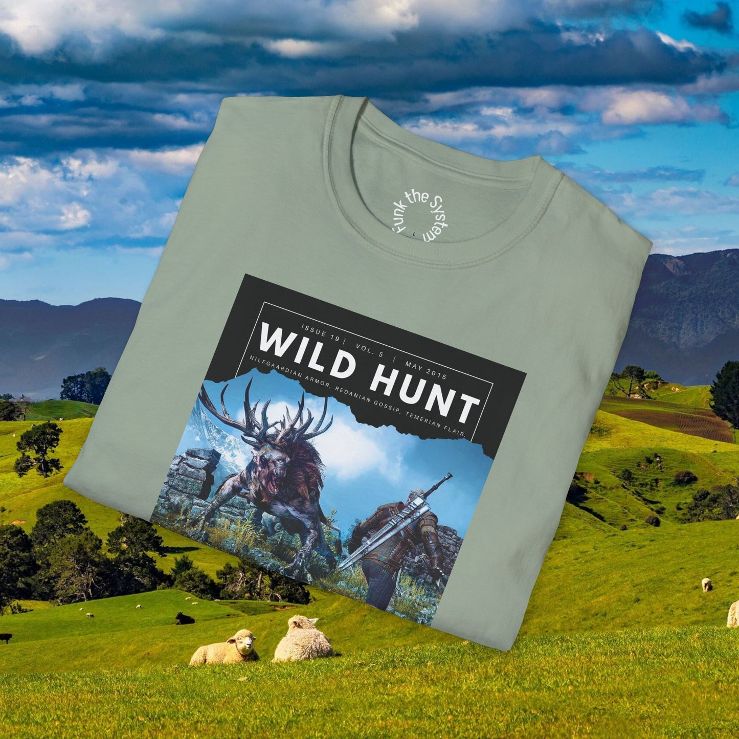 Wild Hunt (Witcher Magazine Cover) Softstyle T-shirt