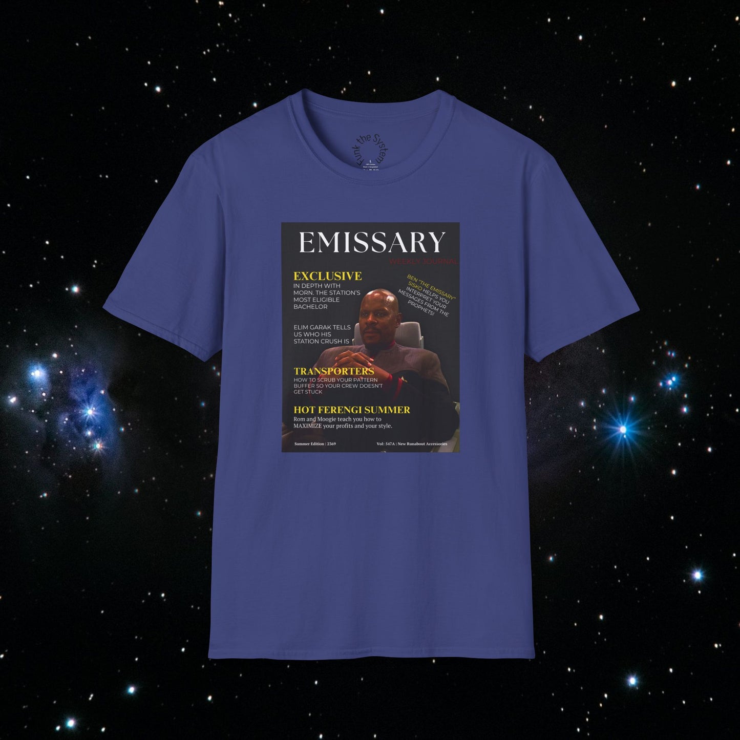 Emissary Weekly (Deep Space 9 Magazine Cover) Softstyle T-shirt