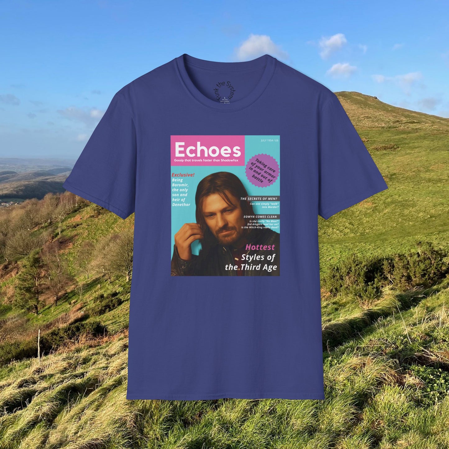 Echoes (LOTR Magazine Cover Shirt) Softstyle T-shirt