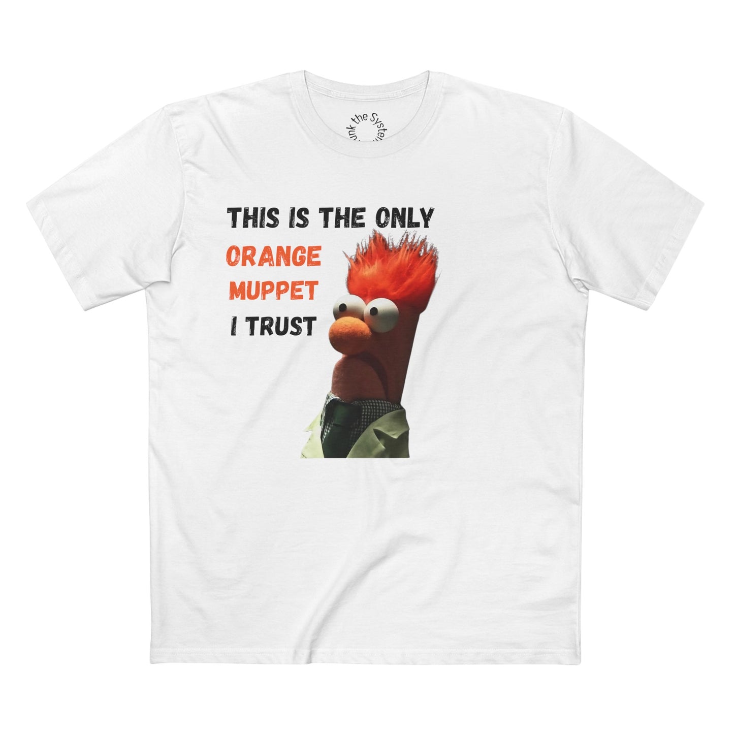 Orange Muppet Staple Tee