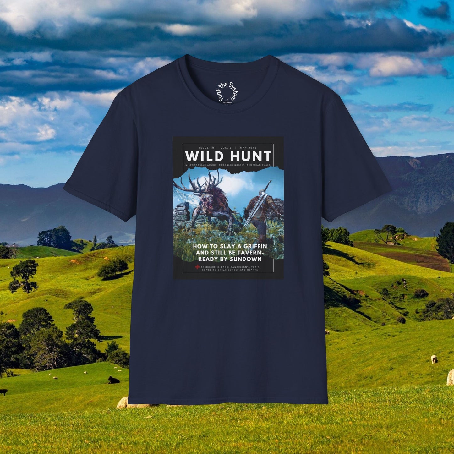 Wild Hunt (Witcher Magazine Cover) Softstyle T-shirt