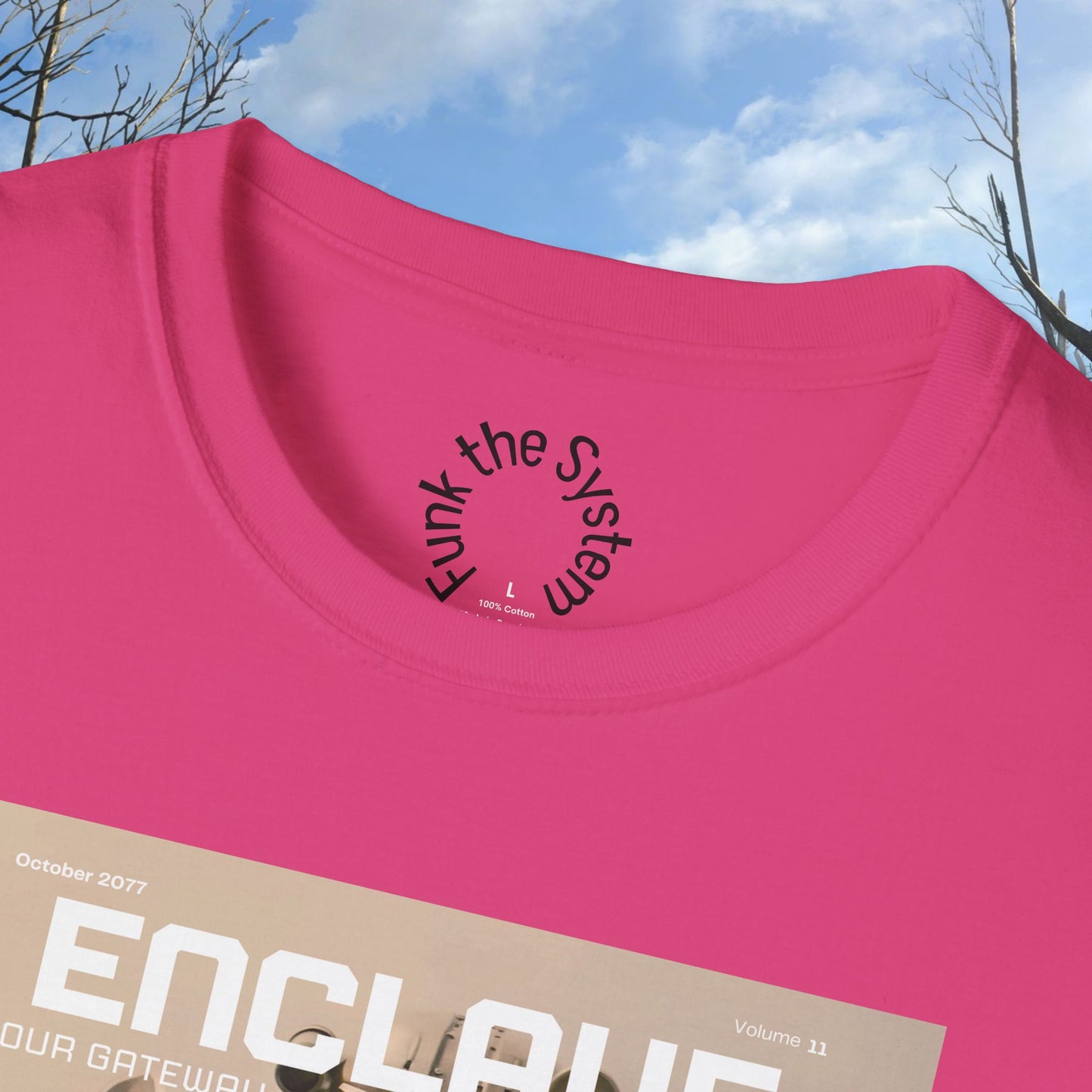 Enclave (Fallout Magazine Cover) Softstyle T-shirt