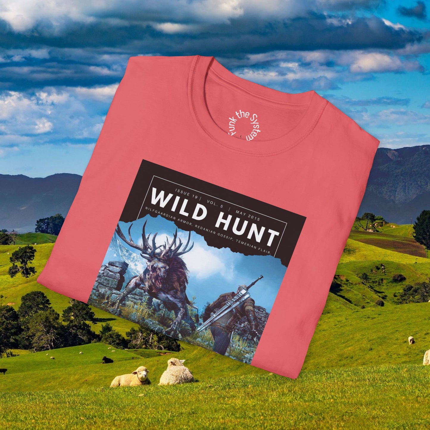 Wild Hunt (Witcher Magazine Cover) Softstyle T-shirt
