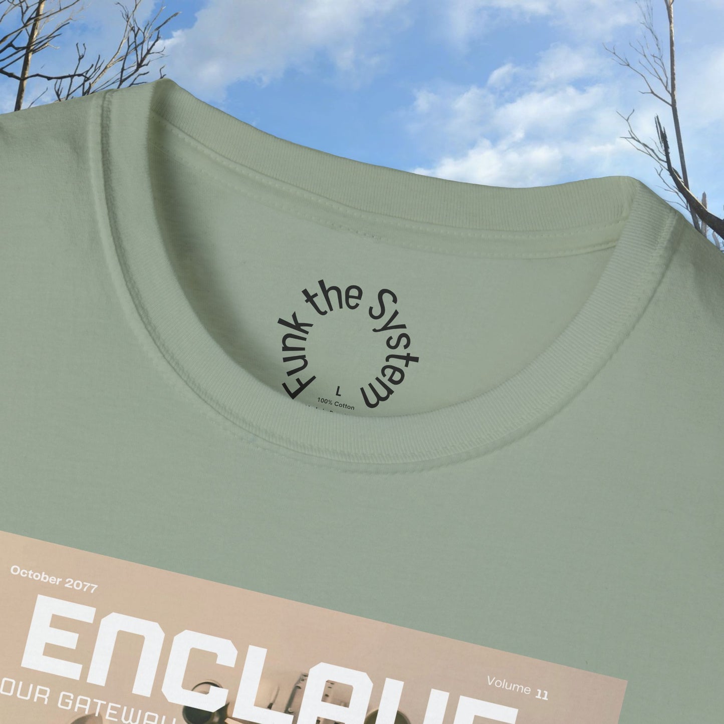 Enclave (Fallout Magazine Cover) Softstyle T-shirt