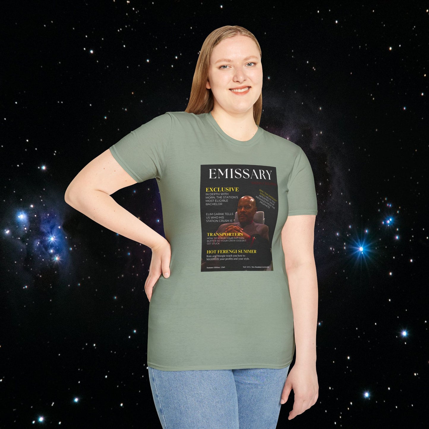 Emissary Weekly (Deep Space 9 Magazine Cover) Softstyle T-shirt