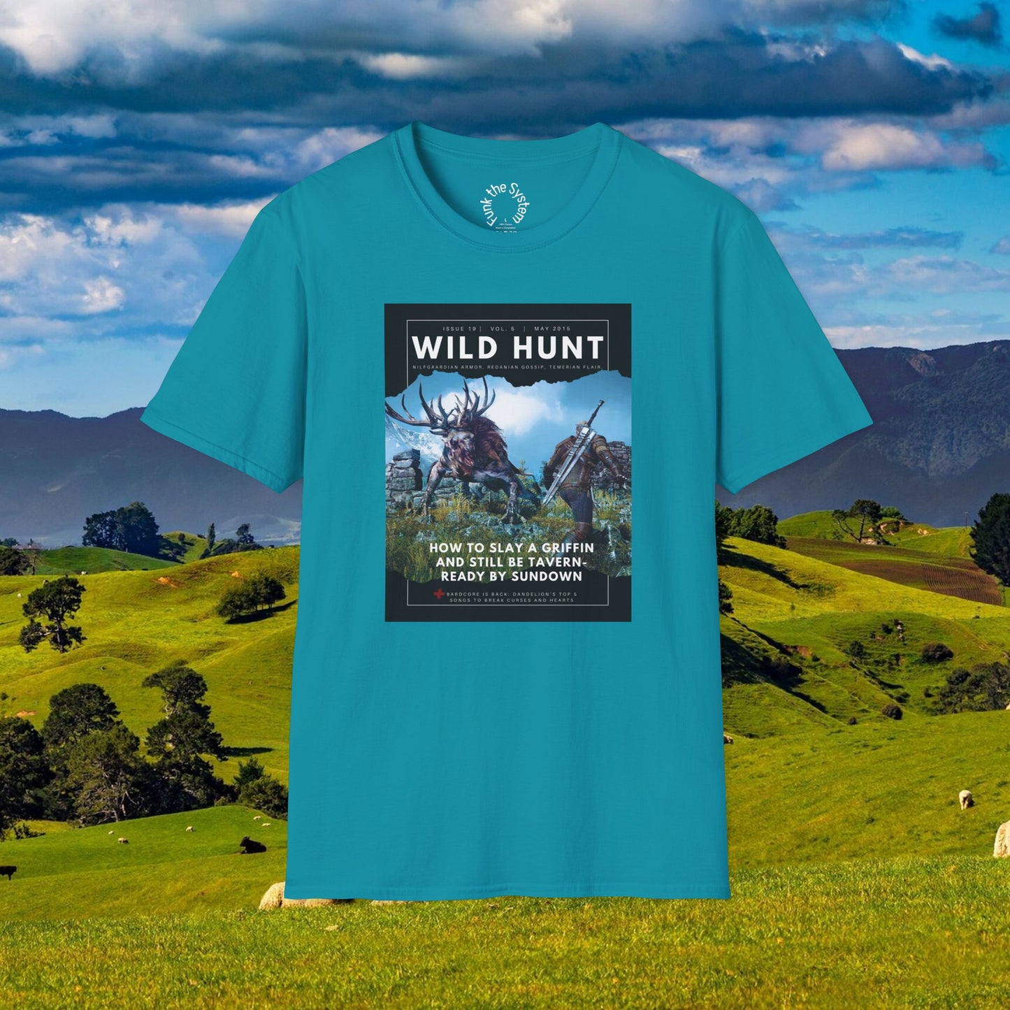 Wild Hunt (Witcher Magazine Cover) Softstyle T-shirt