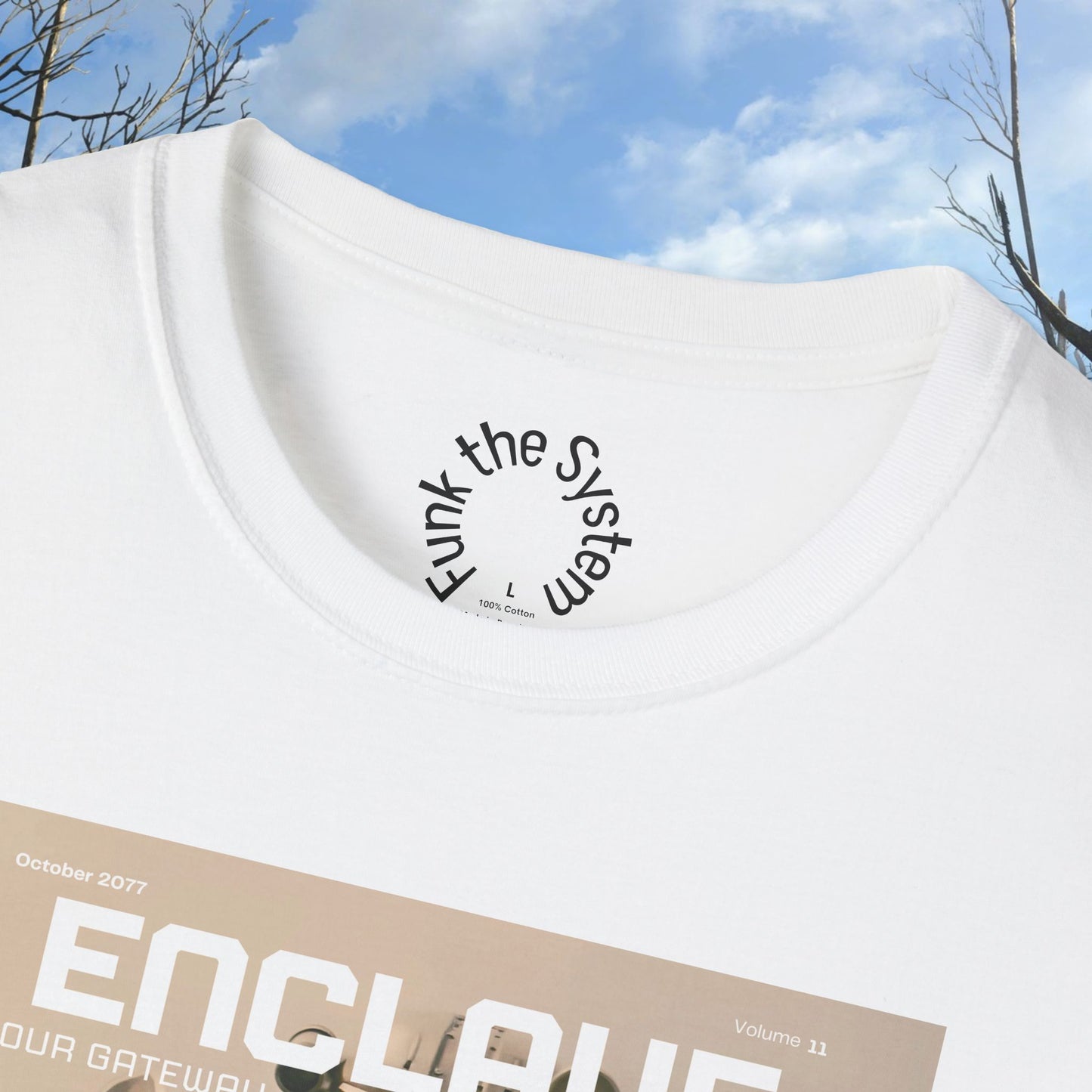 Enclave (Fallout Magazine Cover) Softstyle T-shirt