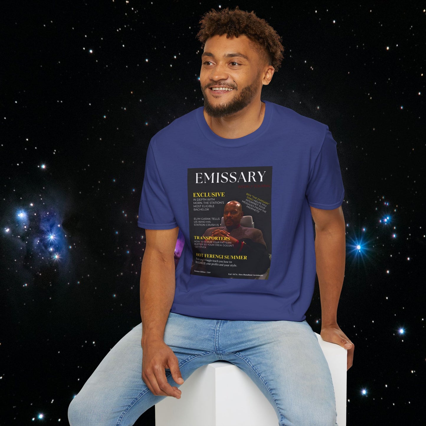 Emissary Weekly (Deep Space 9 Magazine Cover) Softstyle T-shirt