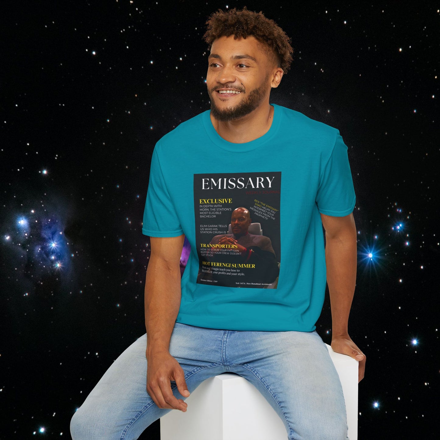 Emissary Weekly (Deep Space 9 Magazine Cover) Softstyle T-shirt