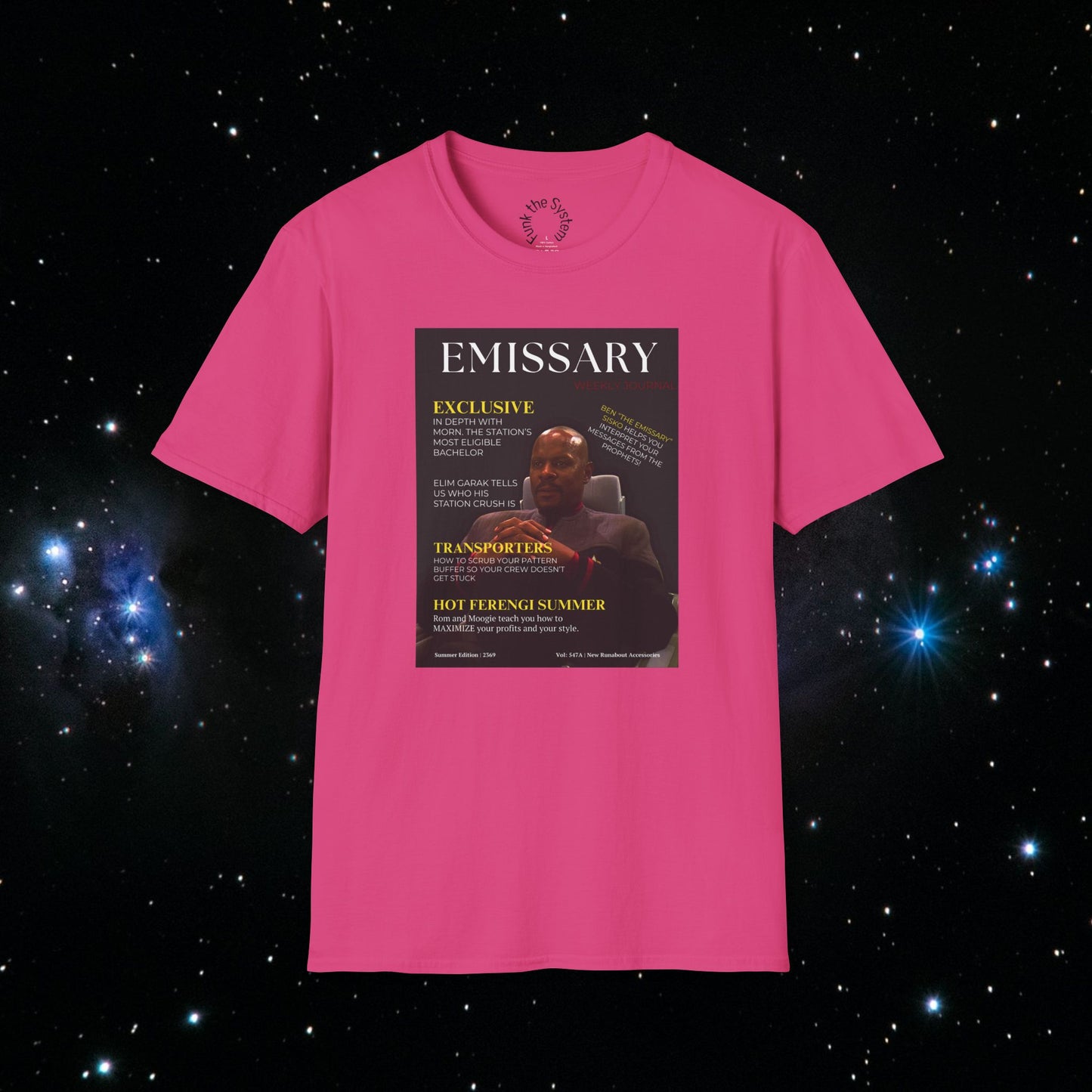 Emissary Weekly (Deep Space 9 Magazine Cover) Softstyle T-shirt