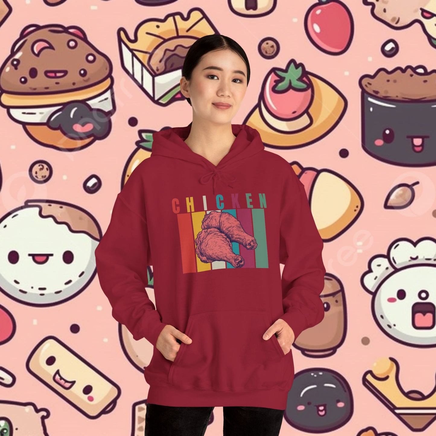 Chicken! Relaxed Fit Hoodie