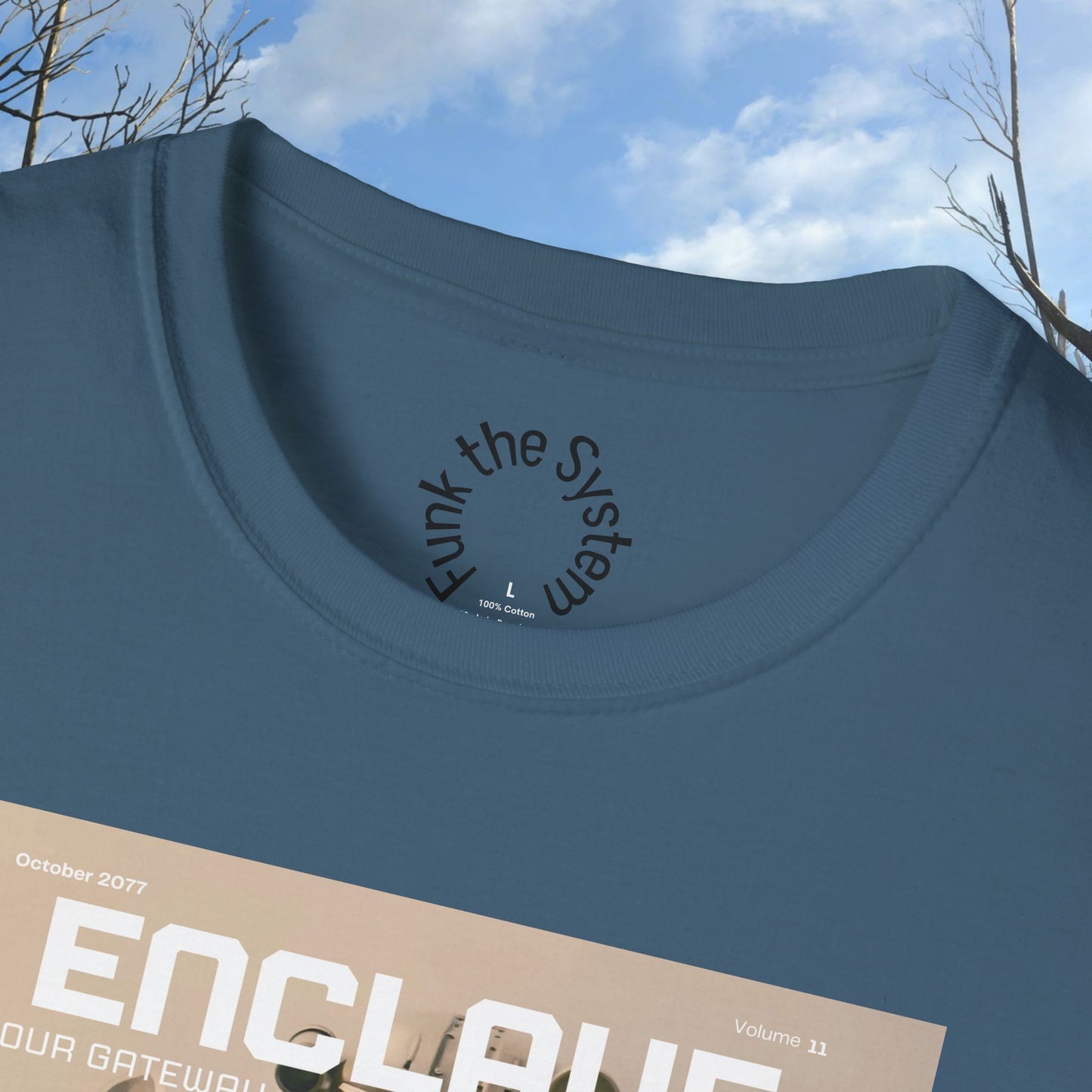Enclave (Fallout Magazine Cover) Softstyle T-shirt