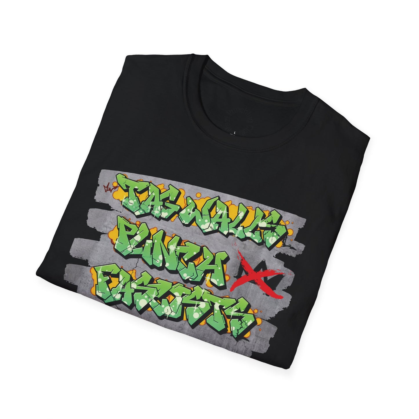 Tag Walls, Punch Fascists Softstyle T-shirt