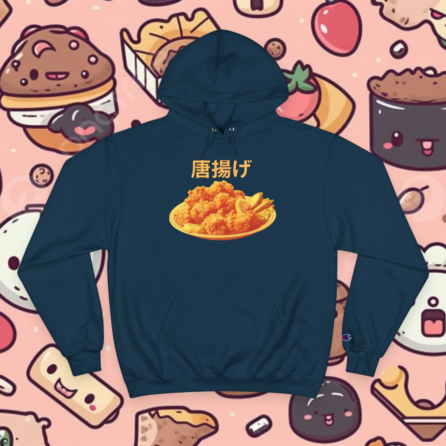 KARAAGE!!!! Medium-Heavy Champion Hoodie