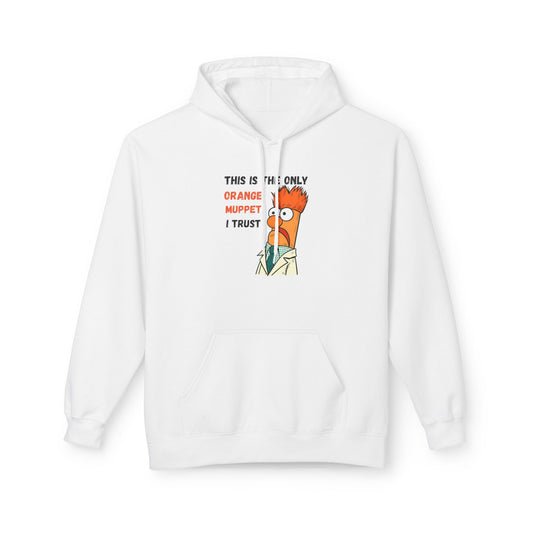Orange Muppet Relaxed Fit Hoodie