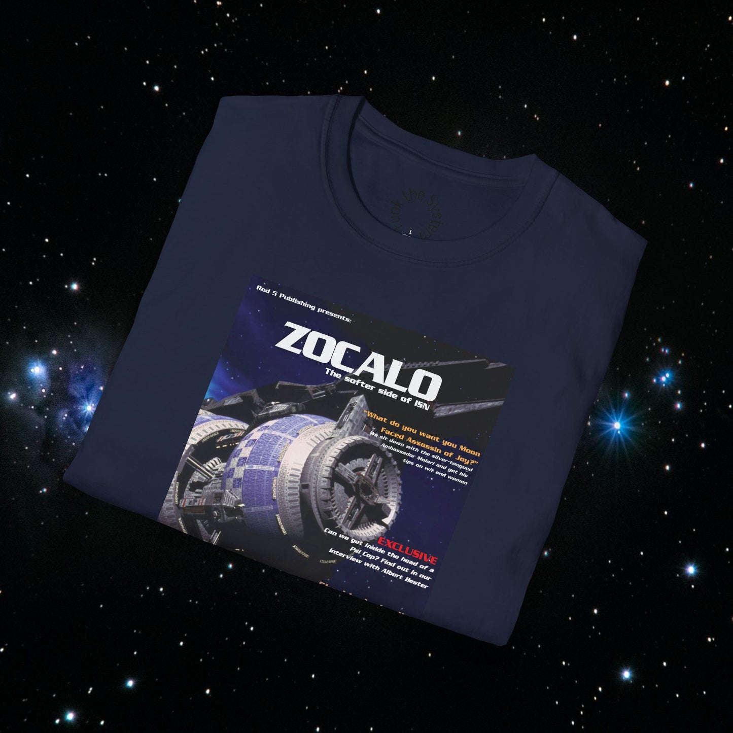 Zocalo (Babylon 5 Magazine Cover) Softstyle T-shirt